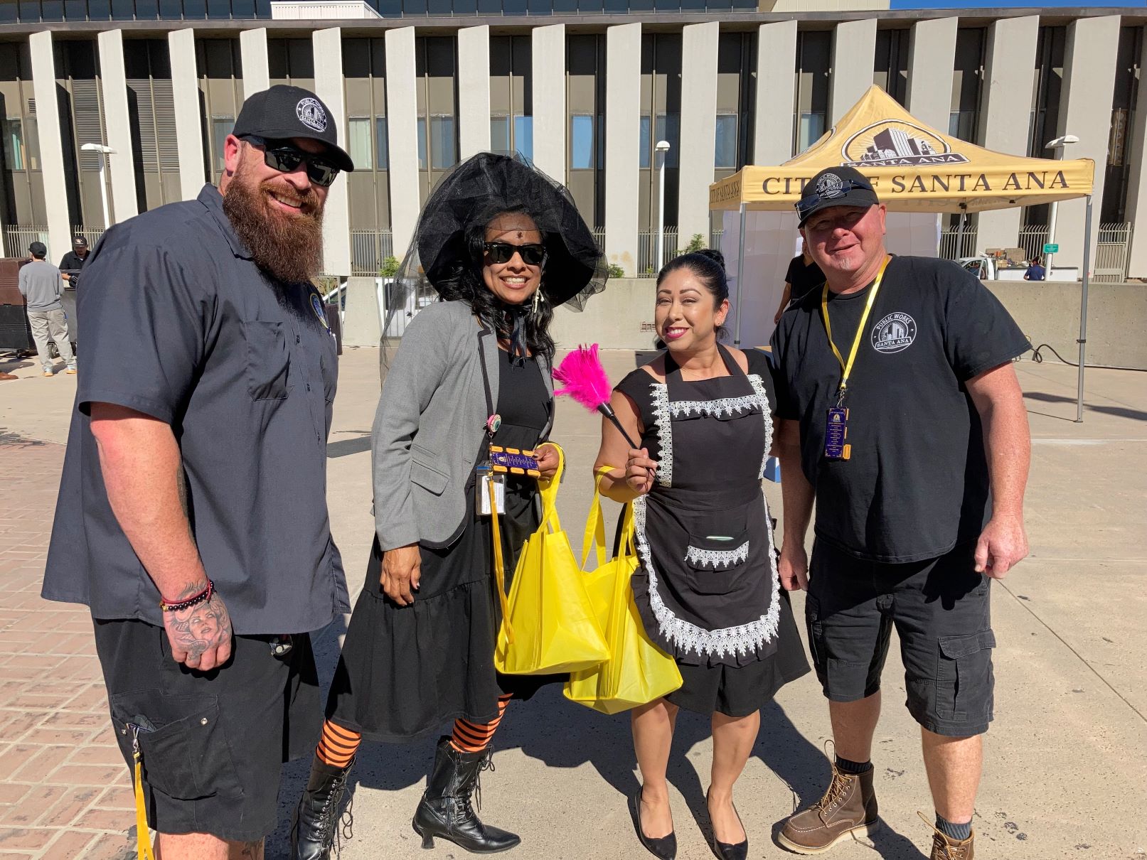Employee Celebration Group Photo with Building Maintenance