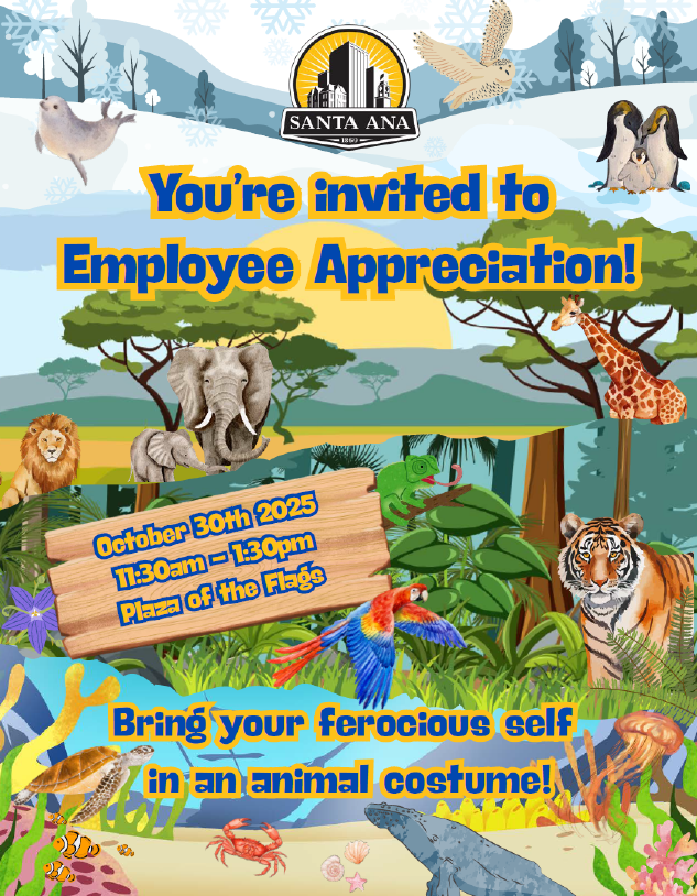 Employee Appreciation 2025 Lunch flyer